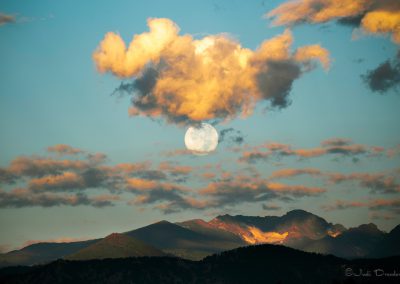 Moon over Mountains